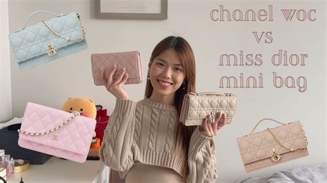 CHANEL WOC VS MISS DIOR MINI BAG In.